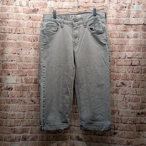Levi's Capris Jeans Gray Cropped Size 6 W28